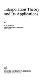 Tapa de Interpolation Theory and Its Applications