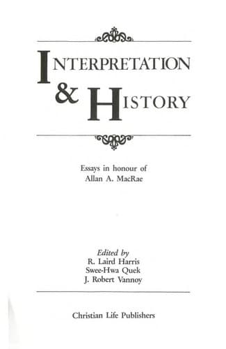 Tapa de Interpretation & history