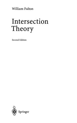 Tapa de Intersection theory