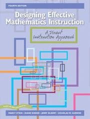 Tapa de Designing Effective Mathematics Instruction