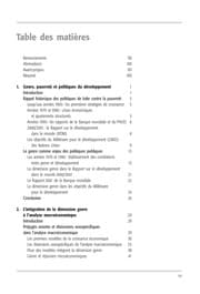 Tapa de Intégration de la dimension genre à la lutte contre la pauvreté et objectifs du millénaire pour le développement