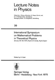 Tapa de International Symposium on Mathematical Problems in Theoretical Physics