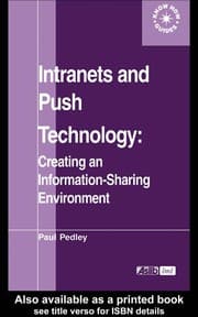 Tapa de Intranets and push technology