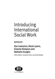Tapa de Introducing International Social Work