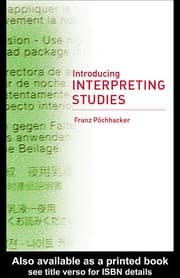 Tapa de Introducing interpreting studies