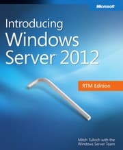 Tapa de Introducing Windows Server(R) 2012 RTM Edition