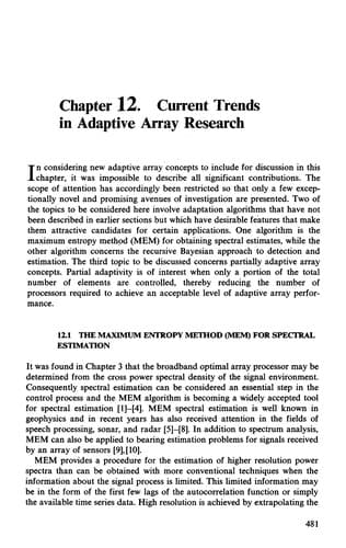 Tapa de Introduction to adaptive arrays