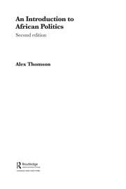 Tapa de An introduction to African politics