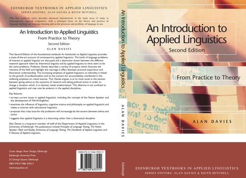 Tapa de An introduction to applied linguistics