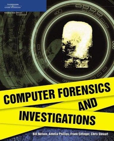 Tapa de Computer forensics and investigations