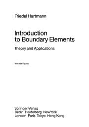 Tapa de Introduction to Boundary Elements