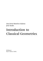 Tapa de Introduction to classical geometries