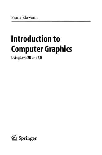 Tapa de Introduction to computer graphics