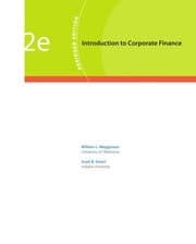 Tapa de Introduction to corporate finance
