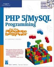 Tapa de PHP 5 / MySQL Programming for the Absolute Beginner (For the Absolute Beginner)