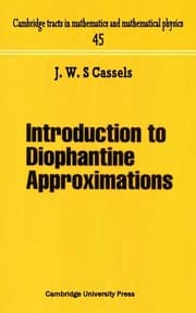 Tapa de Introduction to diophantine approximation