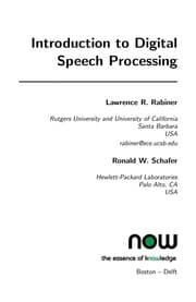 Tapa de Introduction to digital speech processing