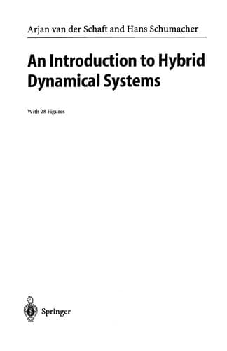 Tapa de An introduction to hybrid dynamical systems