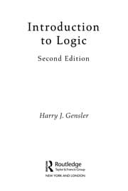 Tapa de Introduction to logic