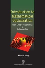 Tapa de Introduction to mathematical optimization