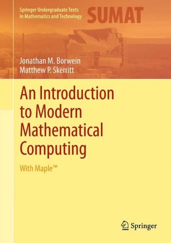 Tapa de An Introduction to Modern Mathematical Computing