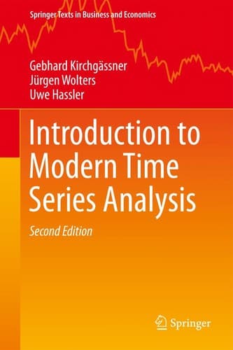 Tapa de Introduction to Modern Time Series Analysis