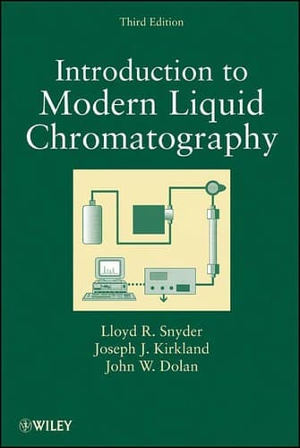 Tapa de Introduction to modern liquid chromatography