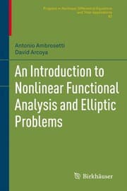Tapa de An introduction to nonlinear functional analysis and elliptic problems