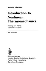 Tapa de Introduction to Nonlinear Thermomechanics