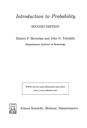 Tapa de Introduction to Probability