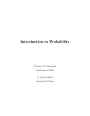 Tapa de Introduction to probability