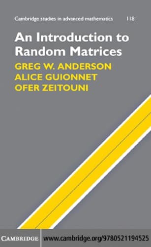 Tapa de An introduction to random matrices