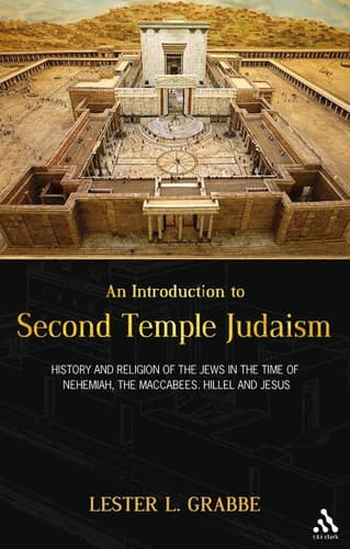 Tapa de An introduction to Second Temple Judaism