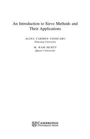 Tapa de An introduction to sieve methods and their applications