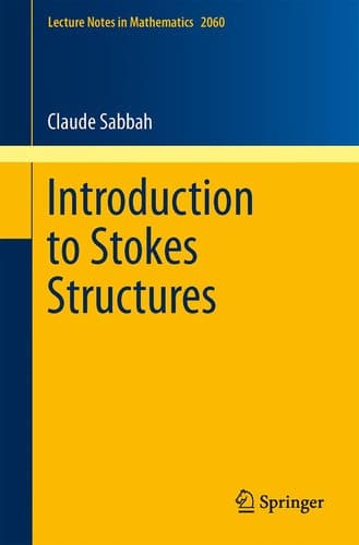 Tapa de Introduction to Stokes Structures