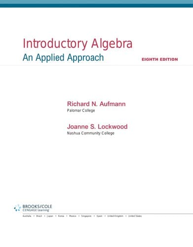 Tapa de Introductory algebra