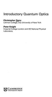 Tapa de Introductory quantum optics