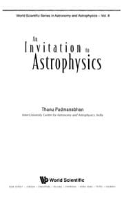 Tapa de An invitation to astrophysics