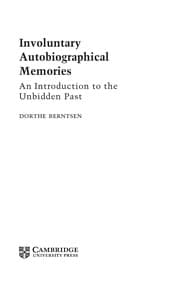 Tapa de Involuntary autobiographical memories