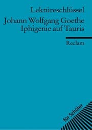 Tapa de Johann Wolfgang Goethe, Iphigenie auf Tauris