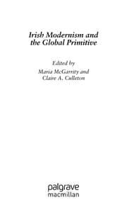 Tapa de Irish modernism and the global primitive