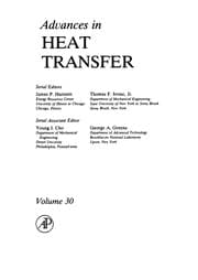 Tapa de Advances in Heat Transfer, 30