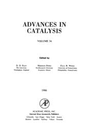 Tapa de Advances in Catalysis, 34