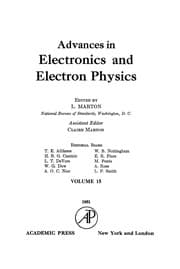 Tapa de Advances in electronics and electron physics
