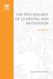 Tapa de Psychology of Learning and Motivation, 18