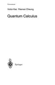 Tapa de Quantum calculus
