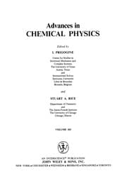 Tapa de Advances in Chemical Physics