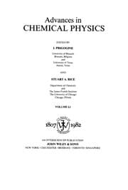 Tapa de Advances in chemical physics