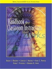 Tapa de Handbook for Classroom Instruction That Works
