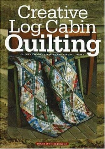 Tapa de Creative log cabin quilting